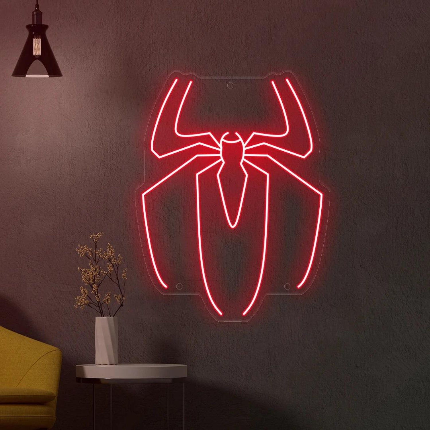 Spidey Glow Red Spider-Man Led Neon Sign For Superhero Home Decor | Shineneon