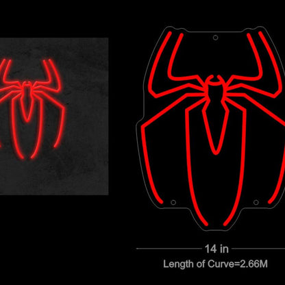 Spidey Glow Red Spider-Man Led Neon Sign For Superhero Home Decor | Shineneon