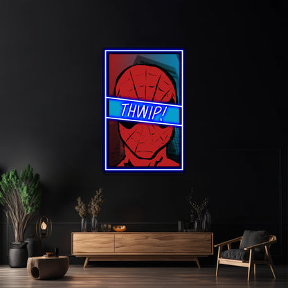 Spidey Thwip Artwork Custom Led Signs