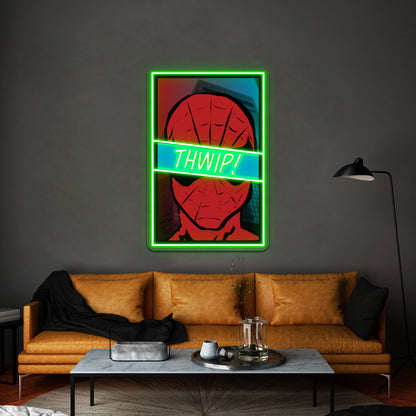 Spidey Thwip Artwork Custom Led Signs