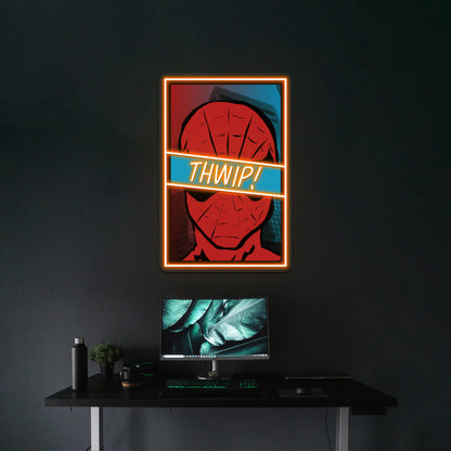 Spidey Thwip Artwork Custom Led Signs