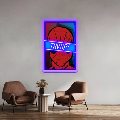 Spidey Thwip Artwork Custom Led Signs