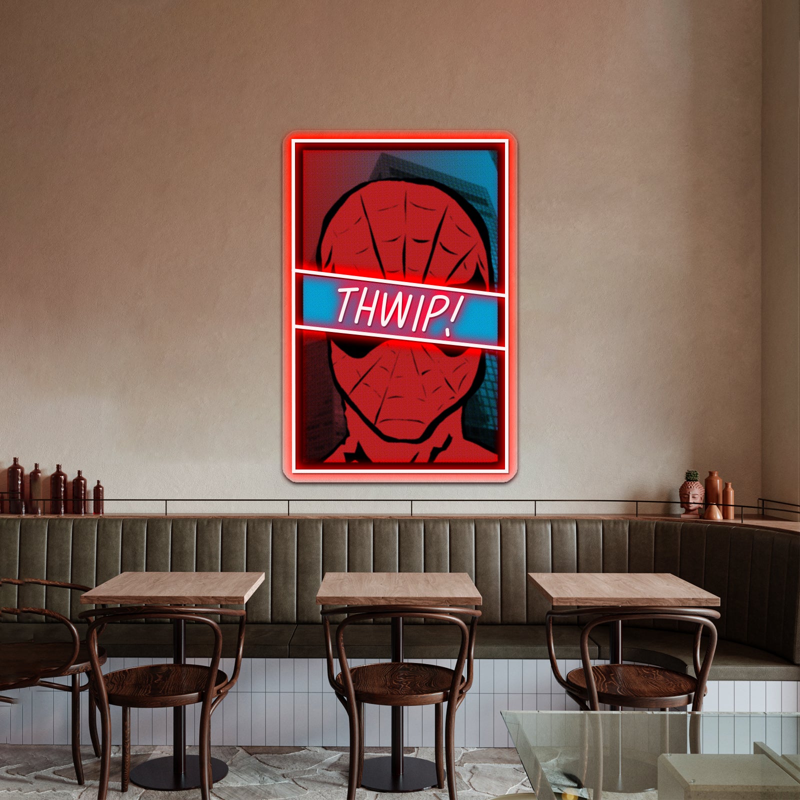 Spidey Thwip Artwork Custom Led Signs | Shineneon