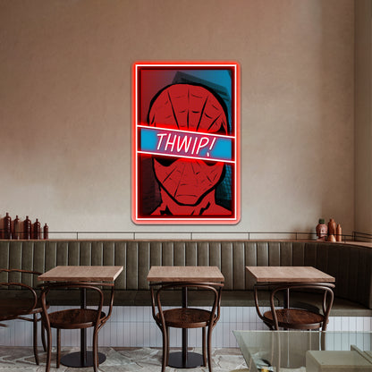 Spidey Thwip Artwork Custom Led Signs