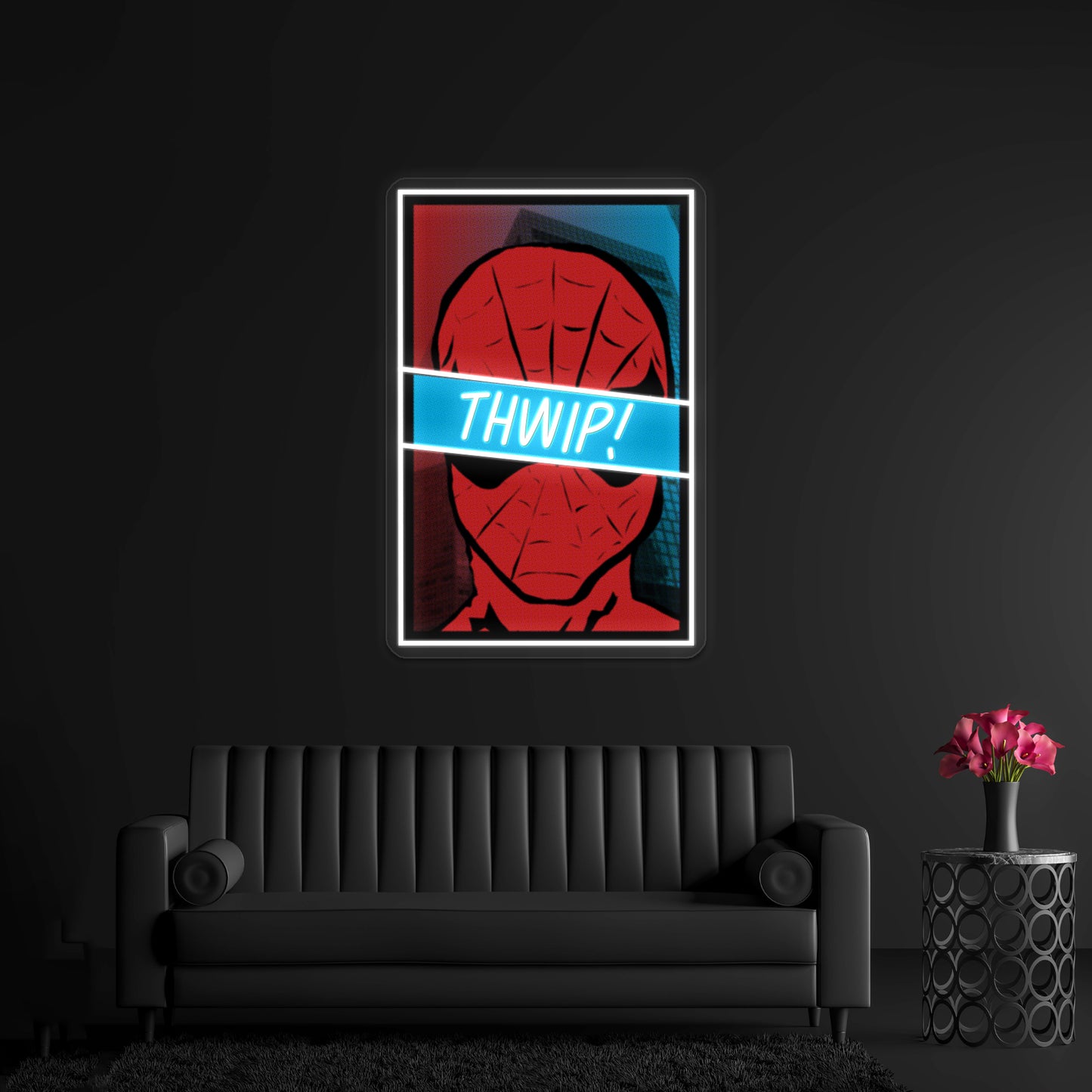 Spidey Thwip Artwork Custom Led Signs