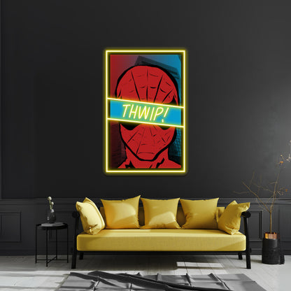 Spidey Thwip Artwork Custom Led Signs