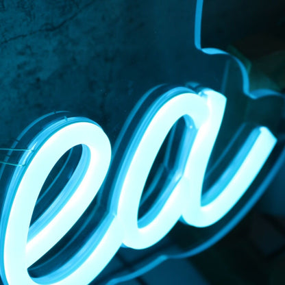 Spill The Tea Blue Led Neon Sign For Fun And Social Spaces - Shineneon