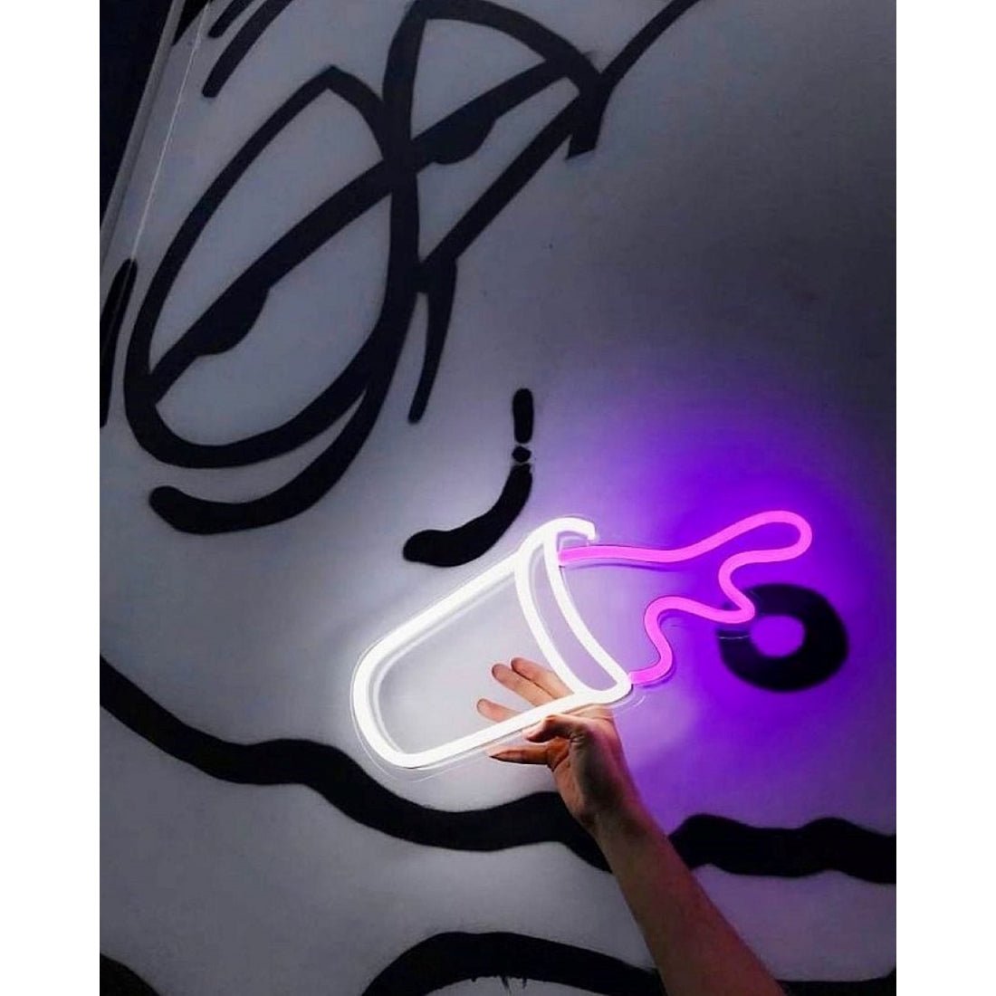 Spilled Drink Led Sign Business Neon Sign - Shineneon