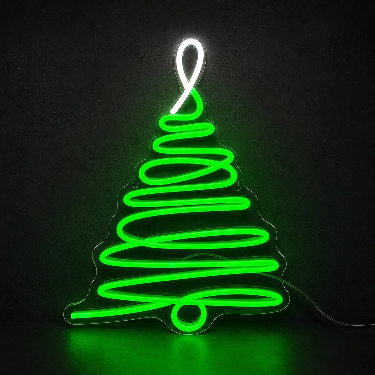 Spiral Christmas Tree LED Neon Sign - Shineneon