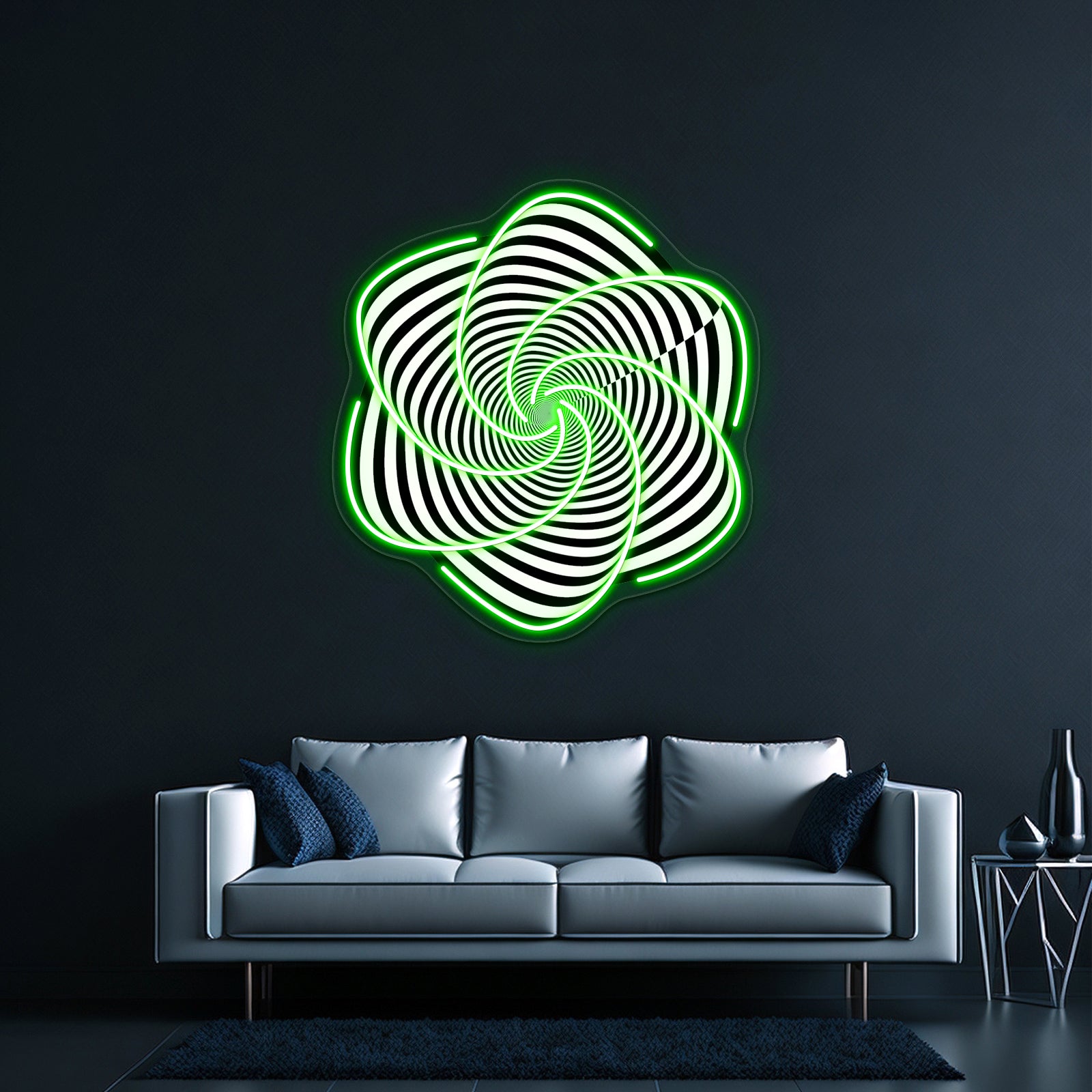 Spirally Contrasty Thingy Thing Wall Artwork Neon Signs | Shineneon