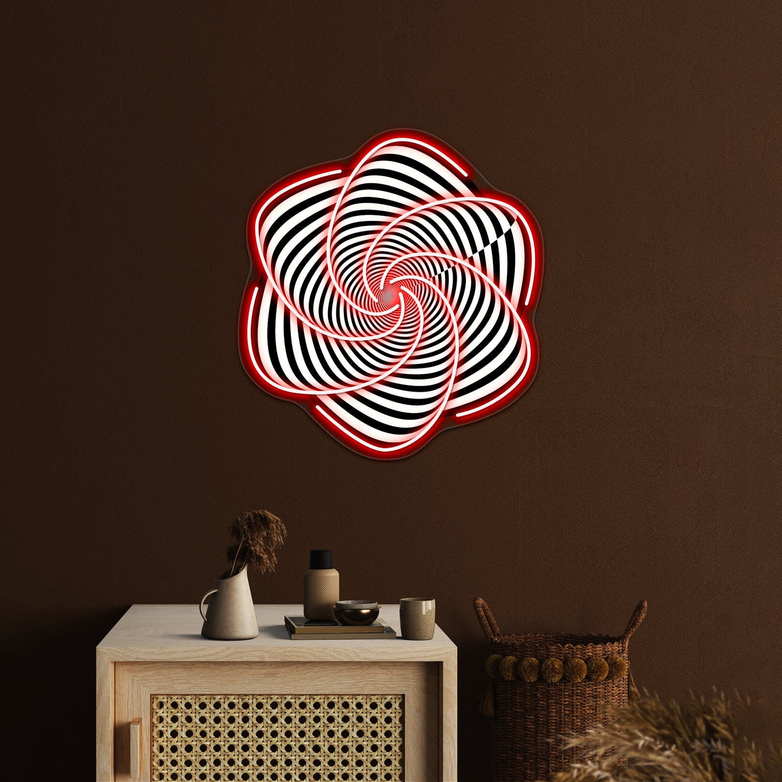 Spirally Contrasty Thingy Thing Wall Artwork Neon Signs | Shineneon