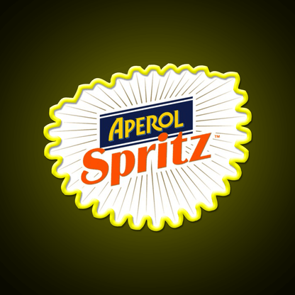Spirit Of Aperol Cocktail Bar Decor Led Neon Sign Rgb Color - Shineneon