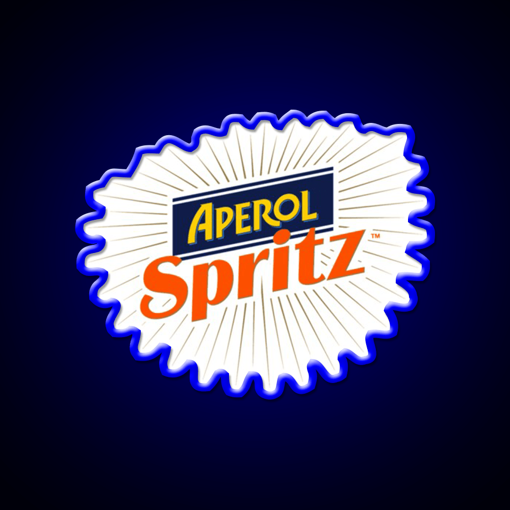 Spirit Of Aperol Cocktail Bar Decor Led Neon Sign Rgb Color - Shineneon