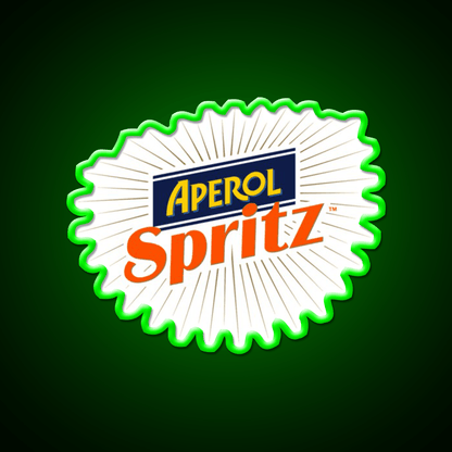 Spirit Of Aperol Cocktail Bar Decor Led Neon Sign Rgb Color - Shineneon