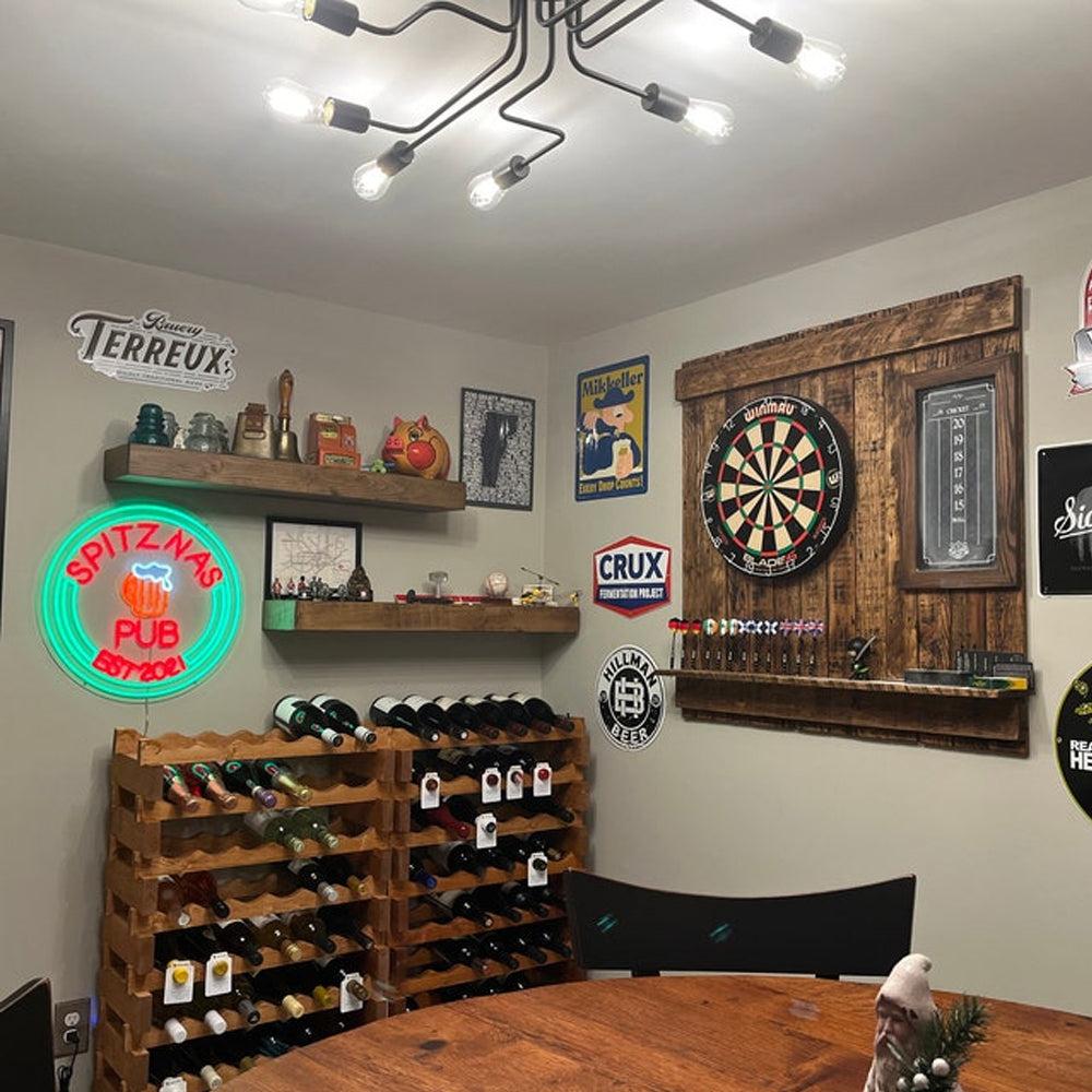 Spitznas Pub Retro Red Green Beer Mug Led Neon Sign For Home Bar Decor | Shineneon