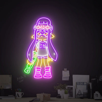 Splatoon And Kirby Led Neon Sign Game Room Home Decor - Shineneon