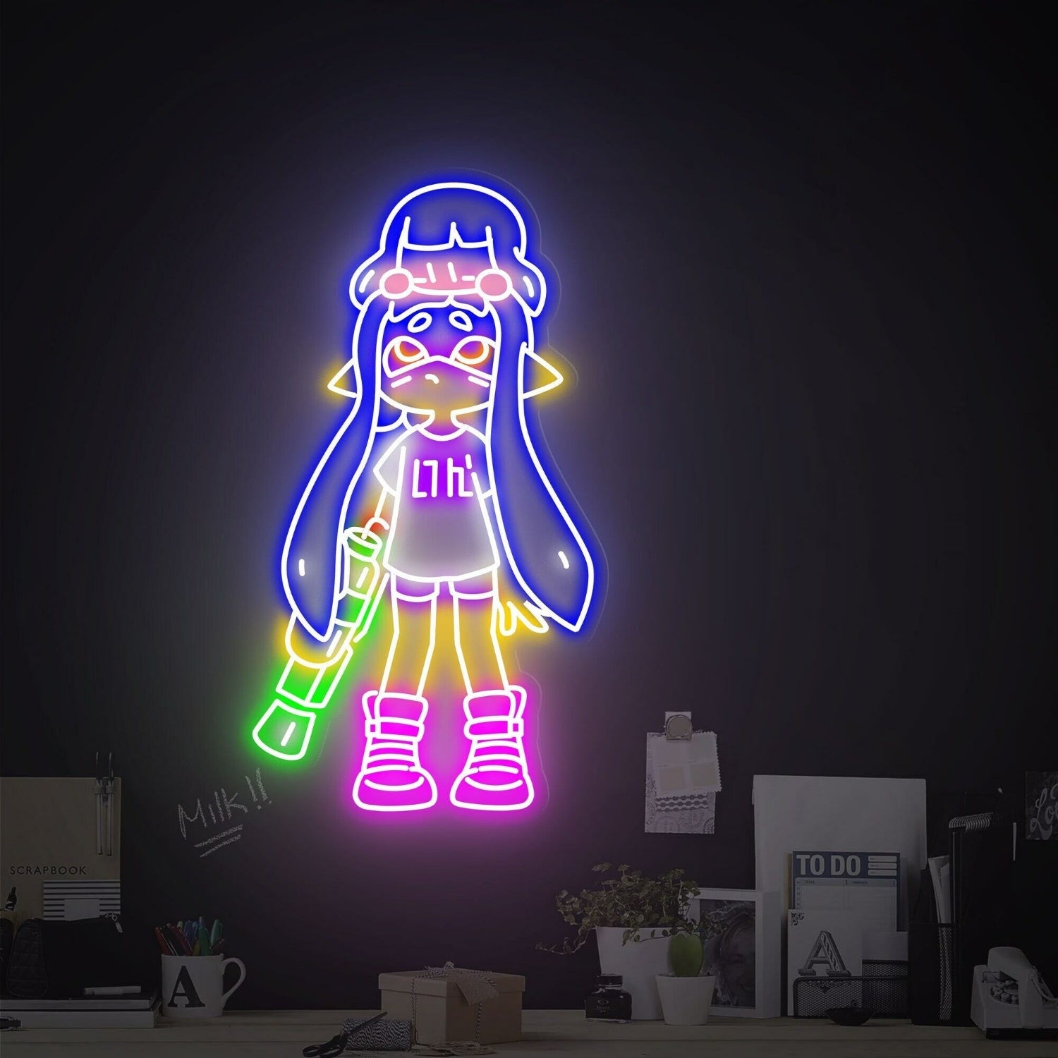 Splatoon And Kirby Led Neon Sign Game Room Home Decor - Shineneon