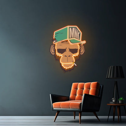 Spoiled Monkey Custom Led Signs Artwork For Sale - Shineneon
