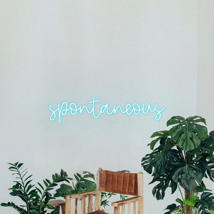 Spontaneous Led Neon Sign Wall Art | Shineneon