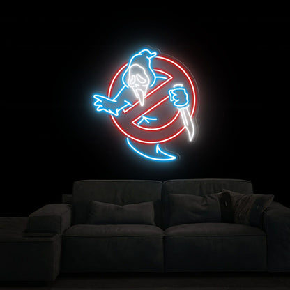 Spooktacular Haven With Devil Neon Sign Ghost Neon Sign | Shineneon