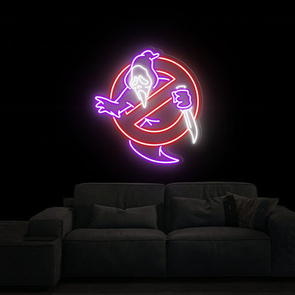 Spooktacular Haven With Devil Neon Sign Ghost Neon Sign | Shineneon