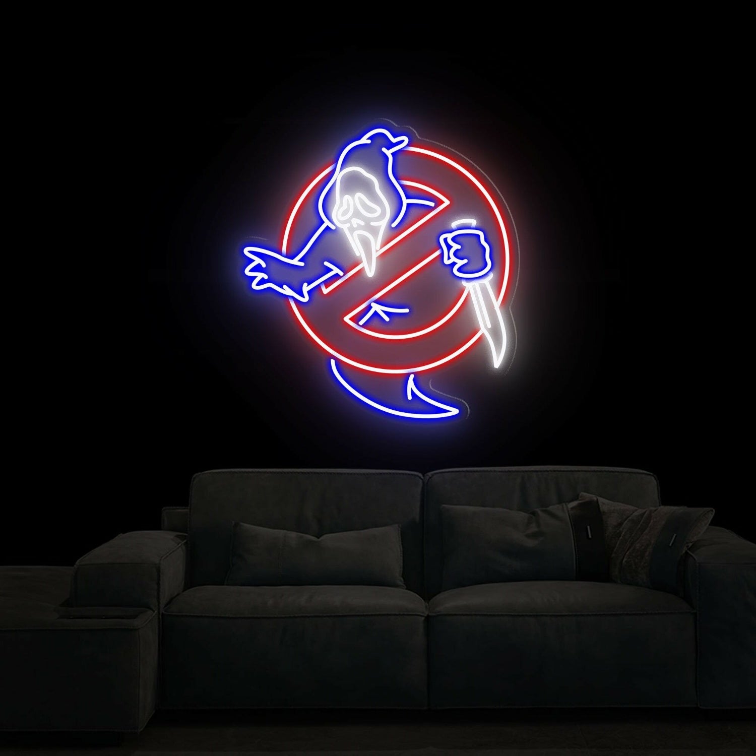 Spooktacular Haven With Devil Neon Sign Ghost Neon Sign | Shineneon
