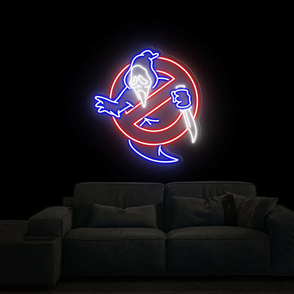 Spooktacular Haven With Devil Neon Sign Ghost Neon Sign | Shineneon