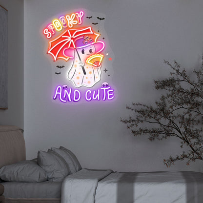 Spooky And Cute Halloween Acrylic Led Neon Sign | Shineneon