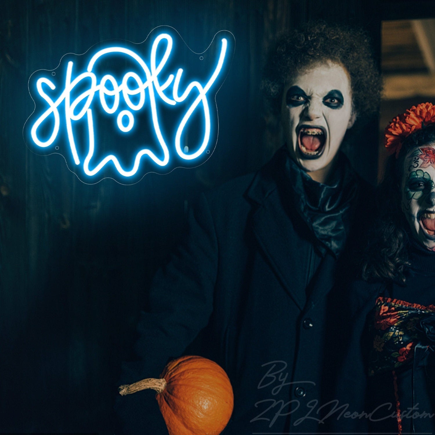 Spooky Ghost Neon Sign Halloween Party Event Decor | Shineneon