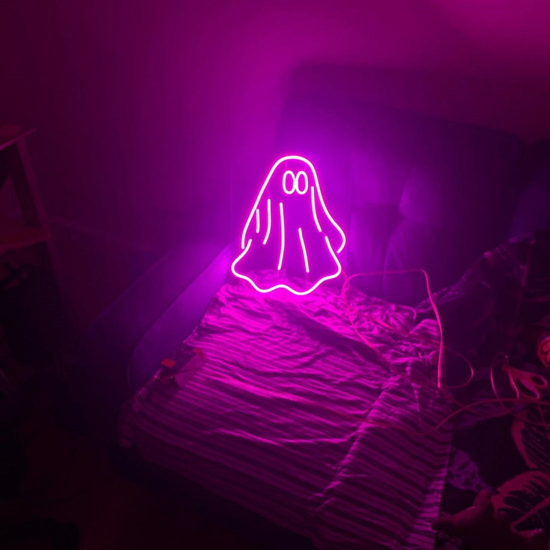 Spooky Halloween Ghost Led Sign Business Neon Sign