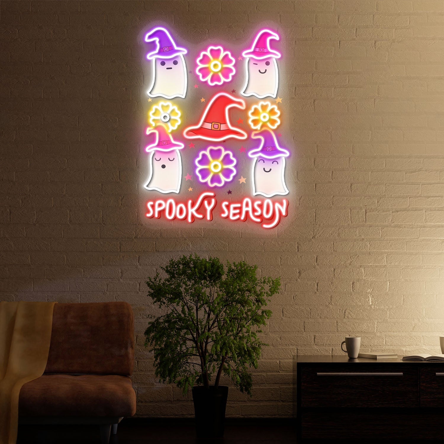 Spooky Season Halloween Acrylic Led Neon Sign | Shineneon