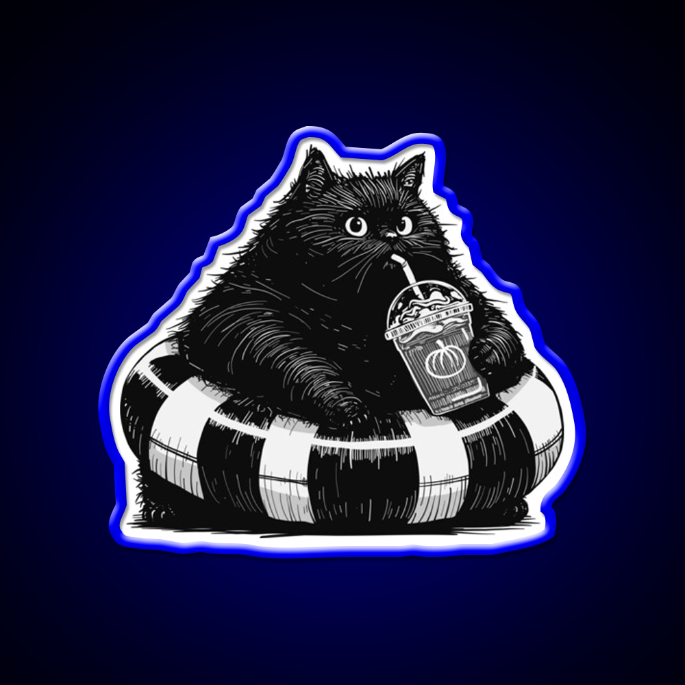 Spooky Summer Vibes Cafe Led Neon Sign Espresso Bar Art Rgb Color