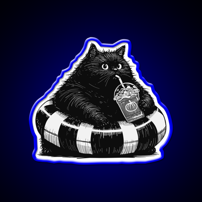 Spooky Summer Vibes Cafe Led Neon Sign Espresso Bar Art Rgb Color