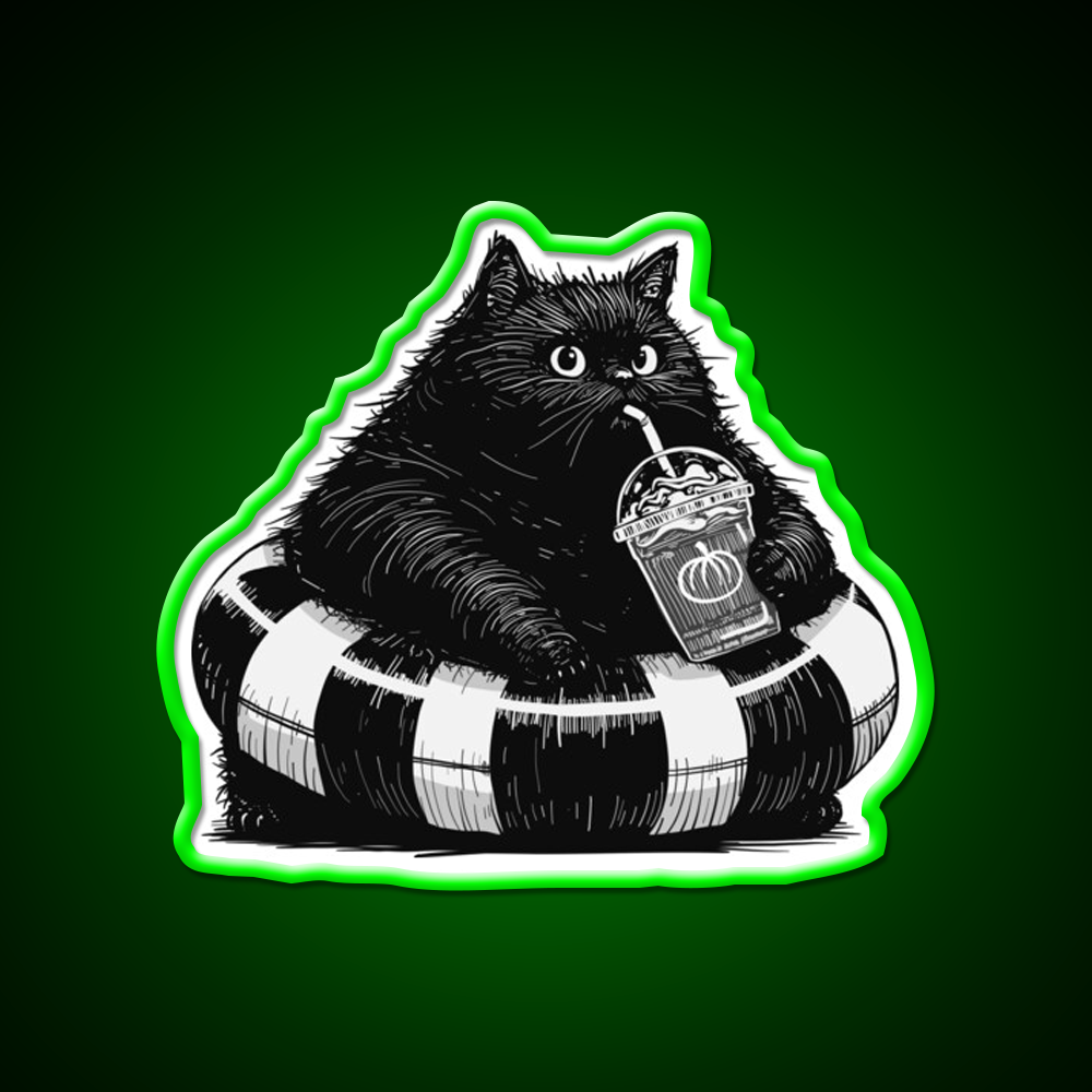 Spooky Summer Vibes Cafe Led Neon Sign Espresso Bar Art Rgb Color