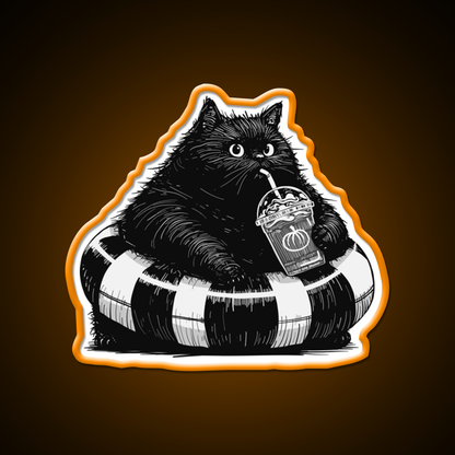 Spooky Summer Vibes Cafe Led Neon Sign Espresso Bar Art Rgb Color