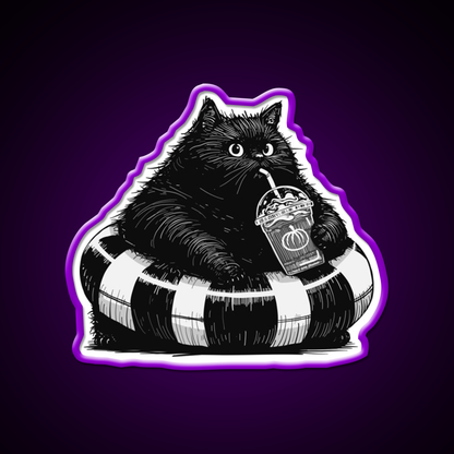 Spooky Summer Vibes Cafe Led Neon Sign Espresso Bar Art Rgb Color