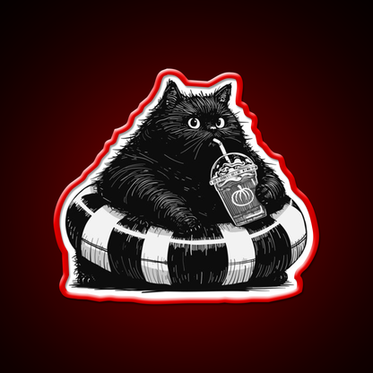 Spooky Summer Vibes Cafe Led Neon Sign Espresso Bar Art Rgb Color