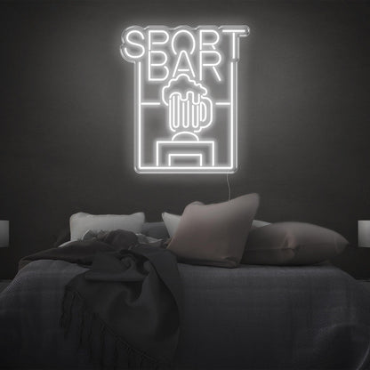 Sport Bar Beer Cup Blue Led Neon Sign For Modern Bedroom Wall Decor | Shineneon
