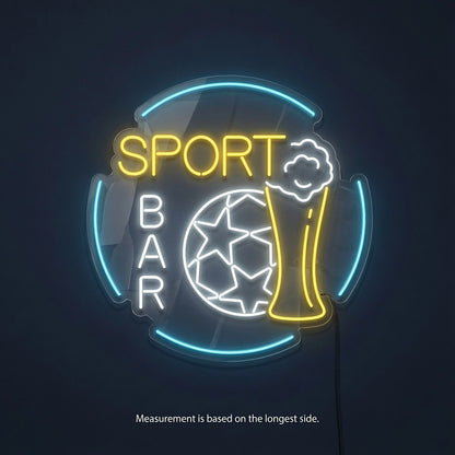 Sport Bar LED Neon Sign - 04 Size Image