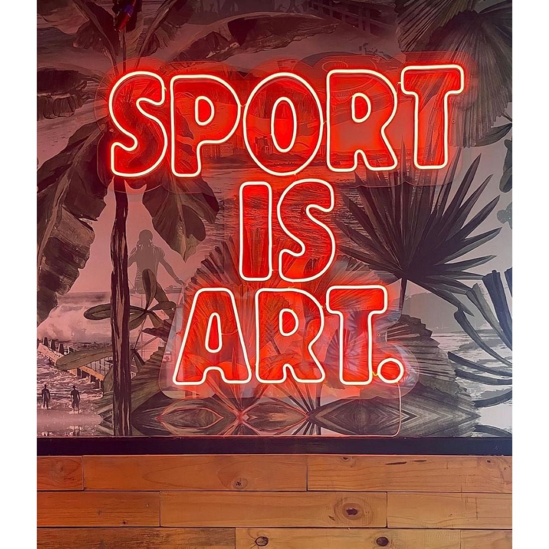 Sport Is Art Led Sign Business Neon Sign - Shineneon