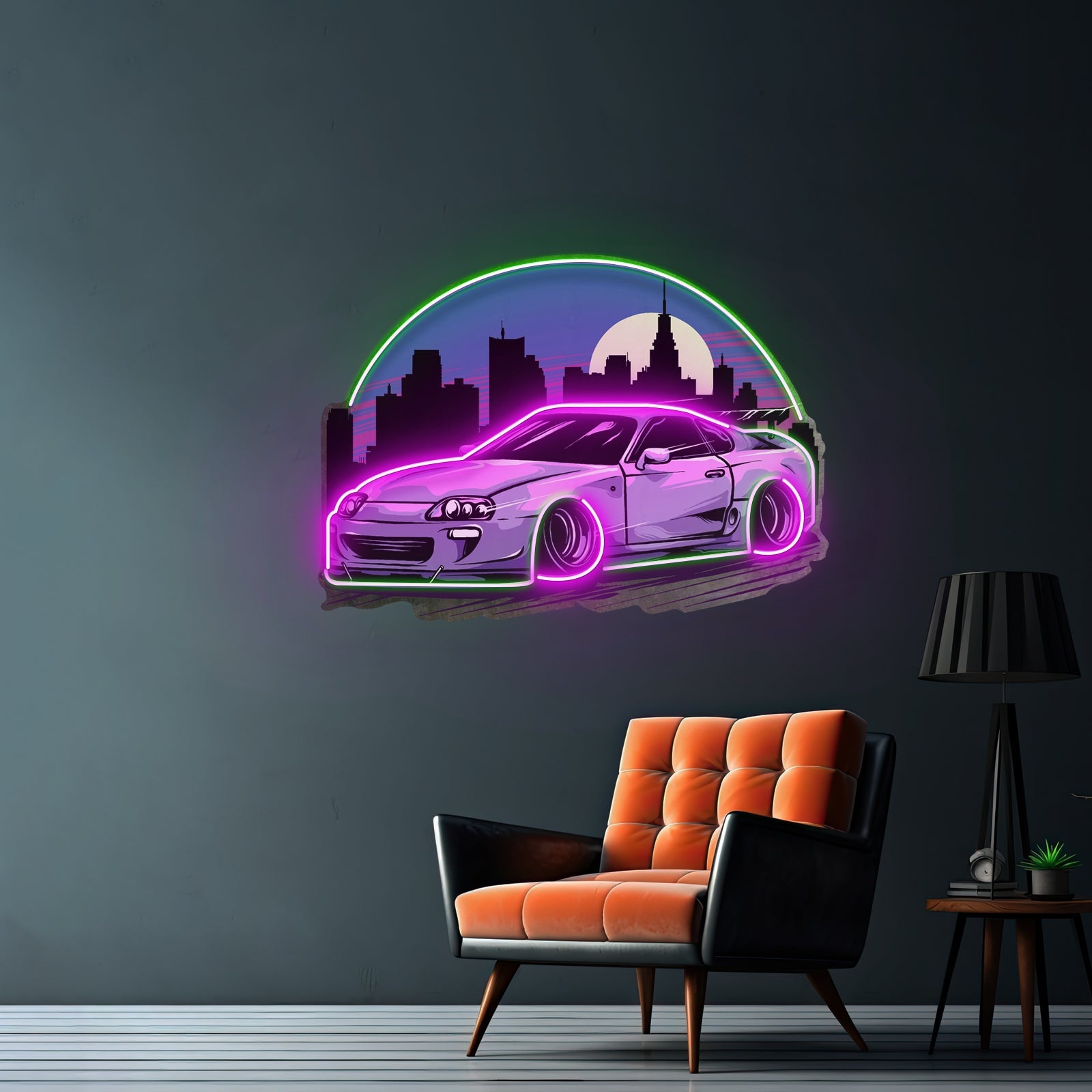 Sportcar Supra Mk4 Midnight Led Neon Sign Light Custom Led Signs - Shineneon