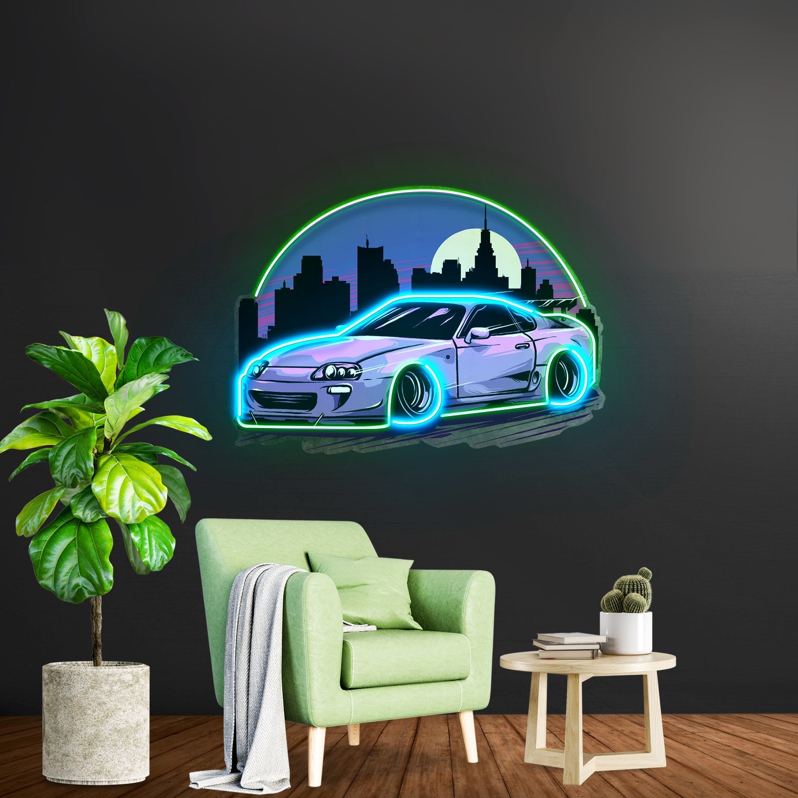 Sportcar Supra Mk4 Midnight Led Neon Sign Light Custom Led Signs - Shineneon