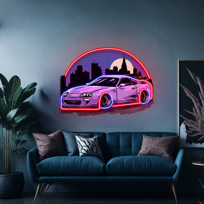 Sportcar Supra Mk4 Midnight Led Neon Sign Light Custom Led Signs - Shineneon