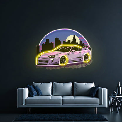 Sportcar Supra Mk4 Midnight Led Neon Sign Light Custom Led Signs - Shineneon