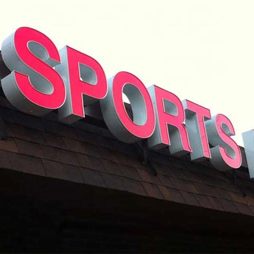 Sports 3D Frontlit Channel Letters Led Light Sign