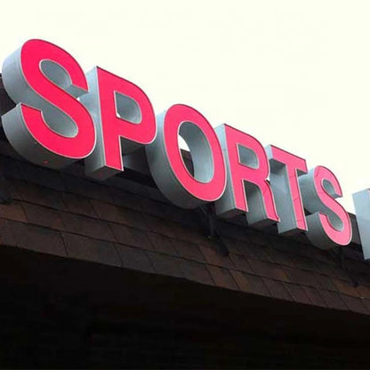 Sports 3D Frontlit Channel Letters Led Light Sign