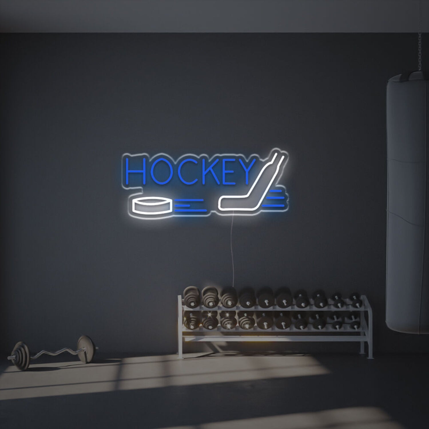 Sports Bar Or Game Room Aesthetics With The Hockey Led Neon Sign | Shineneon