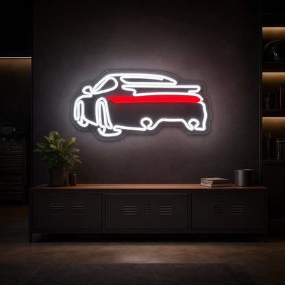 Sports Car Rear View LED Neon Sign - Shineneon