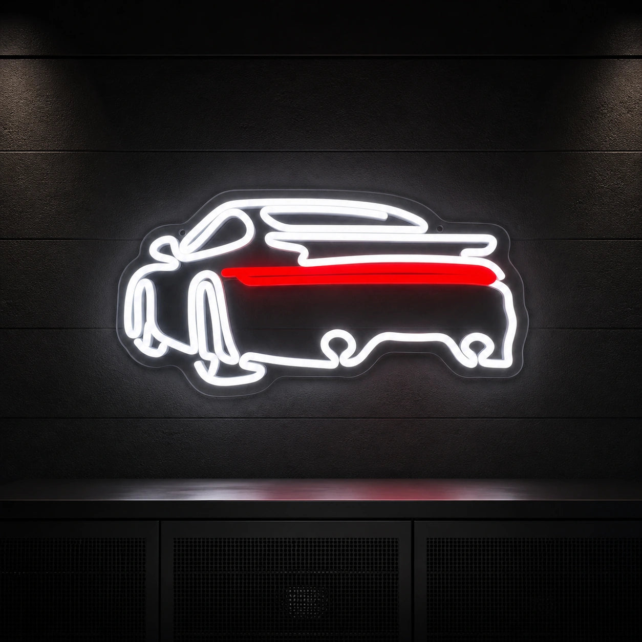 Sports Car Rear View LED Neon Sign Garage Man Cave Neon Sign high-converting product image