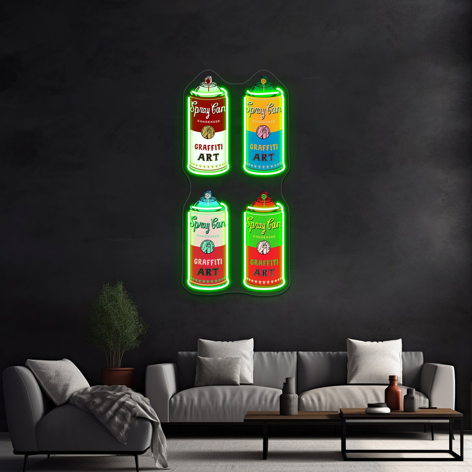 Spray Can Artwork Custom Led Signs | Shineneon